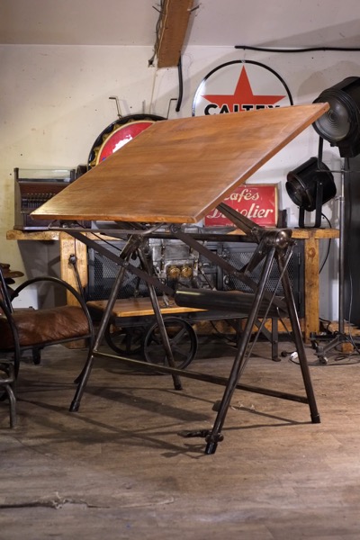 tabel a dessin heliolithe vintage 